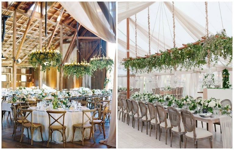 Nuanta nunta 2017 -decor verde